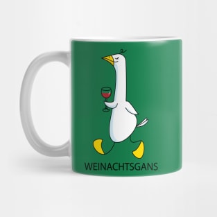 Christmas goose with wine Mug